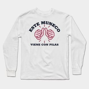 muneco con pilas Long Sleeve T-Shirt